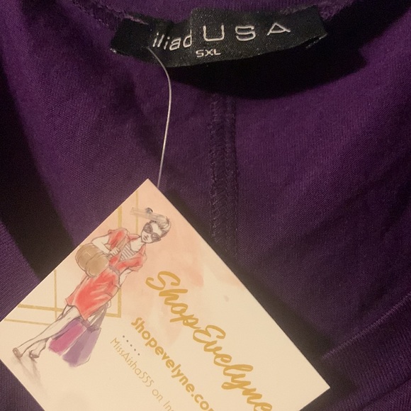 Plus size purple shirt 😍NWT - Picture 2 of 5